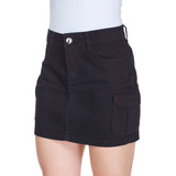 Mini Saia Feminina Bolso