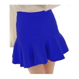 Mini Saia Feminina Curta Saia Godê Rodada S renda Peplum