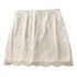 Mini Saia Hollister Com Renda Bege Ou Preta Tam P / G