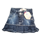 Mini Saia Jeans Bebe