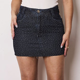 Mini Saia Jeans Black