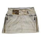Mini Saia Jeans Branca