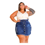 Mini Saia Jeans Curta