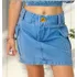 Mini Saia Jeans Menina Infantil Criança Princesa