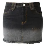 Mini Saia Jeans Preto