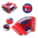 Mini Sanfona Acordeon Infantil Gaita Max Midia Frete Grátis