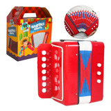 Mini Sanfona Infantil Gaita Top Acordeon Brinquedo Educativo