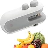 Mini Seladora Embalagens Portatil USB Regarregavel Pratica Eficiente Dupla Funcao Sela E Corta Magnetica Selador Térmico 2 Em 1 Mantenha Os Alimentos Sempre Frescos
