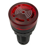 Mini Sinalizador Sonoro Vermelho Modelo Buzzer 12v Vo6