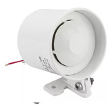 Mini Sirene Branca Piezoelétrica 12v 120db Gk10 Branca Glk