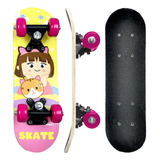 Mini Skate Brinquedo Infantil Radical Jr Meninas Até 30kg