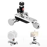 Mini Slider Dolly Eletrônico Motorizado PPL-06S Skate Com Cabeça Ball Head Para Vídeos