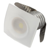 Mini Spot Led Balizador Embutir 1w Mini Dicroica Teto Parede Bivolt