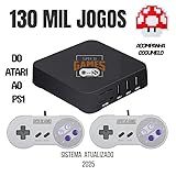 Mini Super Retro Super 3D Games Com 130 Mil Jogos E 2 Controles