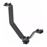 Mini Suporte Adaptador V 3 Sapatas P Flash Microfones E Led
