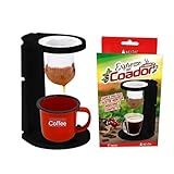 Mini Suporte Coador De Café Expresso Dobrável + Caneca 160ml
