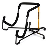 Mini Suporte Hercules Travlite P Guitarra Baixo Gs302b Cor Preto