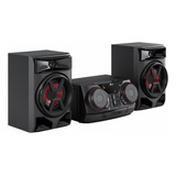 Mini System LG Xboom Ck43n Preto bluetooth usb 220w Potência