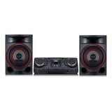 Mini System LG Xboom Cl87 2350w Rms Bluetooth usb cd Preto