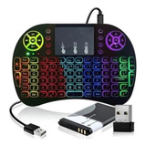 Mini Teclado Controle Sem Fio Para Smart Tv Tv Box Pc Promo Cor Do Mouse Sortidas Cor Do Teclado Sortidas