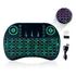 Mini Teclado Controle Usb Touchpad Smart Tv Box Pc Ps3 Led Cor Do Teclado Preto