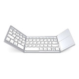 Mini Teclado Dobrável Bt Touchpad Para