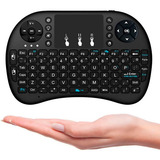 Mini Teclado E Mouse Wireless Sem Fio Wifi Usb Kit Wifi Led Cor Do Mouse Preto Cor Do Teclado Preto