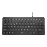 Mini Teclado Fio Abnt2 Conexão Usb Multimídia Multi Tc154
