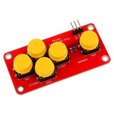 Mini Teclado Keypad Adkeypad Com 5 Botões Para Arduino E Pic