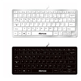 Mini Teclado Multimídia Usb Abnt2 Preto Ultrafino Jp 06