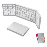 Mini Teclado Numérico Bluetooth Sem Fio Dobrável Universal