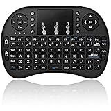 Mini Teclado Sem Fio 2 4G 3 Cores Retroiluminado Inglês Air Mouse Touchpad Remoto Para Android TV Box PC