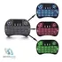 Mini Teclado Sem Fio Com Bateria Recarregável Xbox 360 Ps3tv Cor Do Teclado Preto