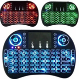 Mini Teclado Sem Fio Wireless Pc Tv Smart Not Led
