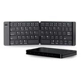 Mini Teclado Touch Dobrável Bluetooth Para Celular E Tablet 