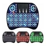 Mini Teclado Wireless Com Touchpad USB Android Console E TV Compacto Recarregável E Iluminado Com LED Praticidade Total