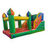 Mini Tobogã C Piscina Inflável C Motor 5m X 2 5m X 2 4m