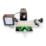 Mini Torno De Madeira 2 Motores Mesa Coordenada 220v