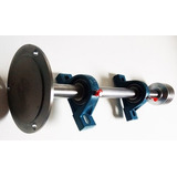 Mini Torno Eixo Flange 130 2 Mancais E Polia Tsbtools