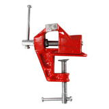 Mini Torno Morsa De Bancada De Aço Com Base Fixa 40mm