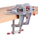 Mini Torno Morsa De Bancada Mesa Base Fixa Profissional