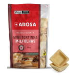 Mini Tortinhas Milfolhas Arosa 4x4cm C 81 Unid 