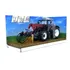 Mini Trator Agrícola Valtra N174 Carregadeira 1:32 Burago Cor Vermelho