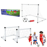 Mini Trave Gol 2 Em 1 Futebol Infantil C Bola E Bomba Dm