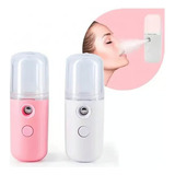 Mini Umidificador Rosa Vaporizador Pulverizador Facial Spray