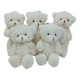 Mini Ursinho De Pelucia Chaveiro Atacado Kit C 5 Inmetro