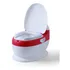 Mini Vaso Infantil Privadinha Musical Redutor Penico Trono Cor Vermelho