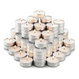 Mini Velas Parafina Tea Lights Pequena 50 Unidade Decoraçao