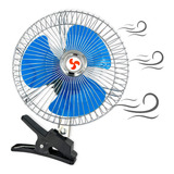 Mini Ventilador Articulado Automotivo 12v Pontente Seguro
