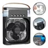 Mini Ventilador Climatizador Portátil Usb Bivolt Água Preto